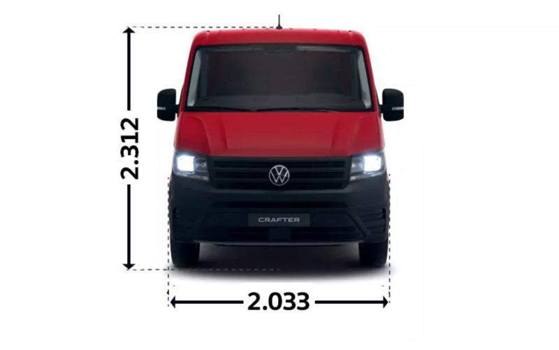 Crafter Podwozie z pojedynczą kabiną L3