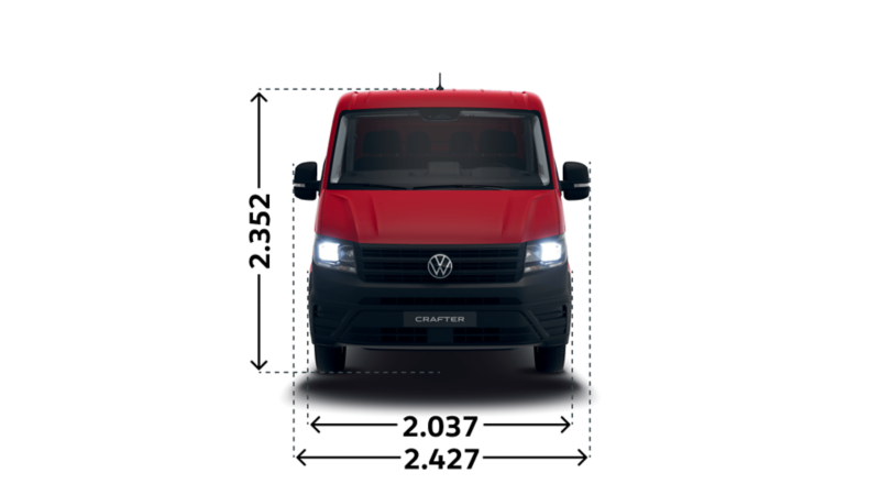 Crafter Fahrgestell Doppelkabine 50/55 TDI Front