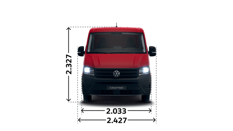 Crafter Fahrgestell Einzelkabine 50/55 TDI Front