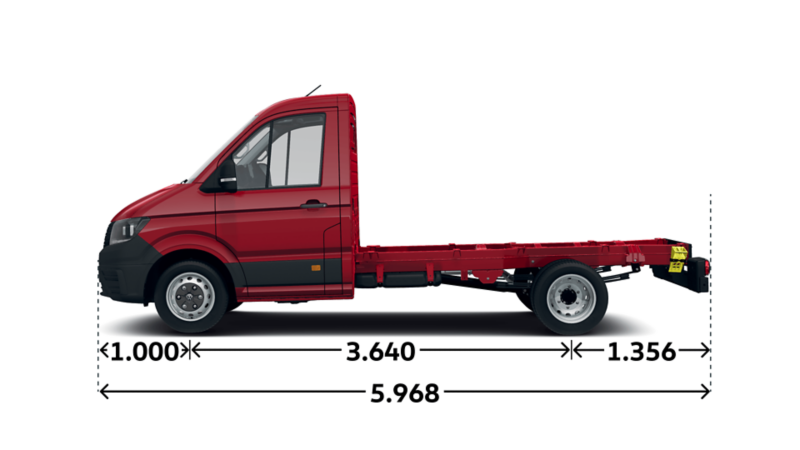 Crafter Fahrgestell Einzelkabine 50/55 TDI Seite