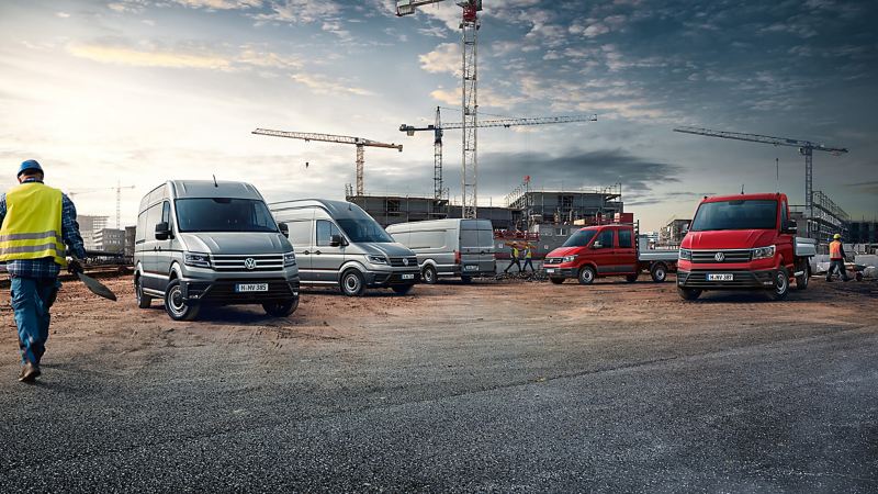 Volkswagen range of commercial Vans