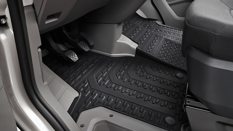 Rubber floor mats