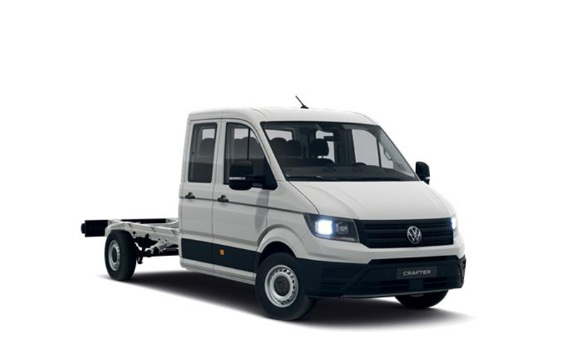 Crafter Podwozie z podwójną kabiną.