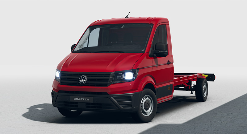 Crafter Podwozie z pojedynczą kabiną.