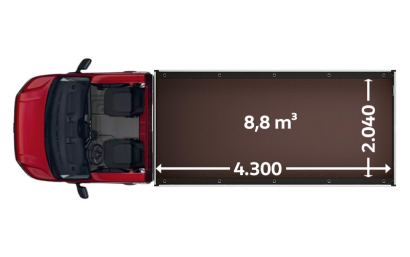 Crafter Skrzyniowy z pojedynczą kabiną L4
