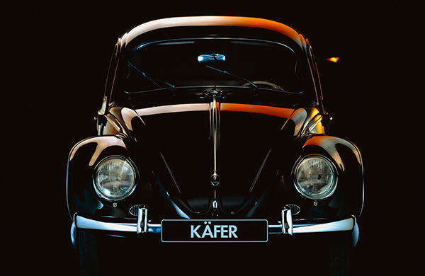 Vista fntale di Volkswagen Kafer Maggiolino.