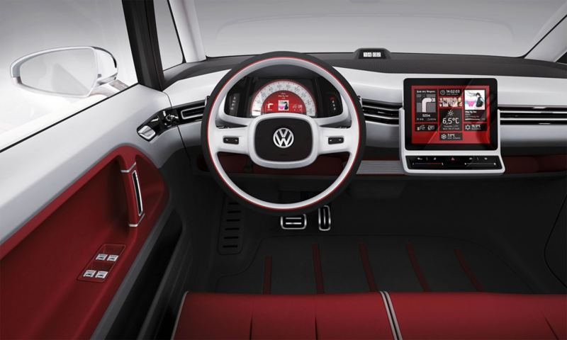 VW Bulli concept car 2011 intérieur conducteur tableau de bord