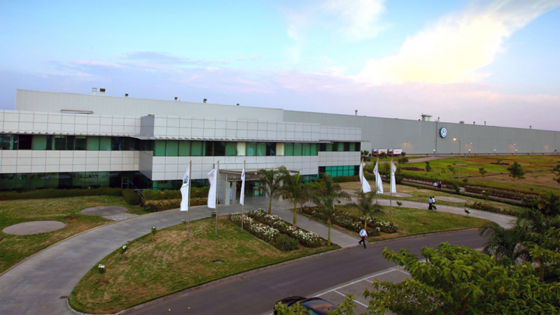 View on the Volkswagen site of India