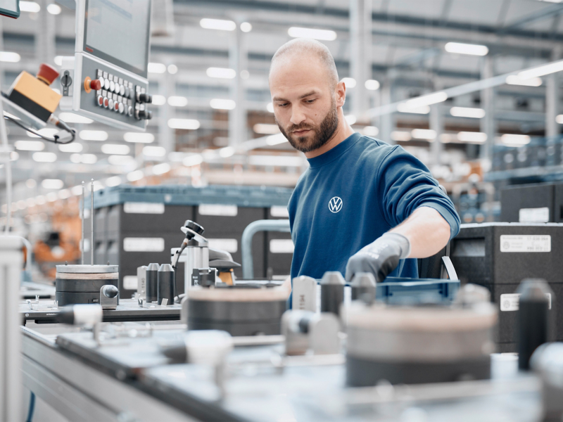 Image of man working in factory