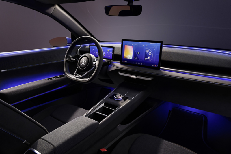 VW ID 2 interior & display