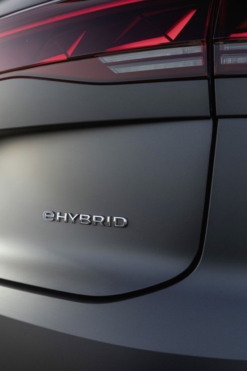 Arrière d'un Tiguan eHybrid
