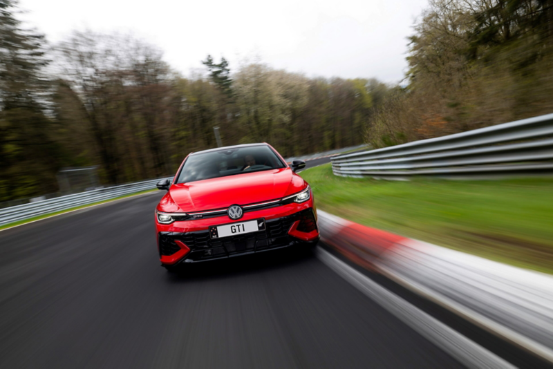 Golf GTI E50 on the track