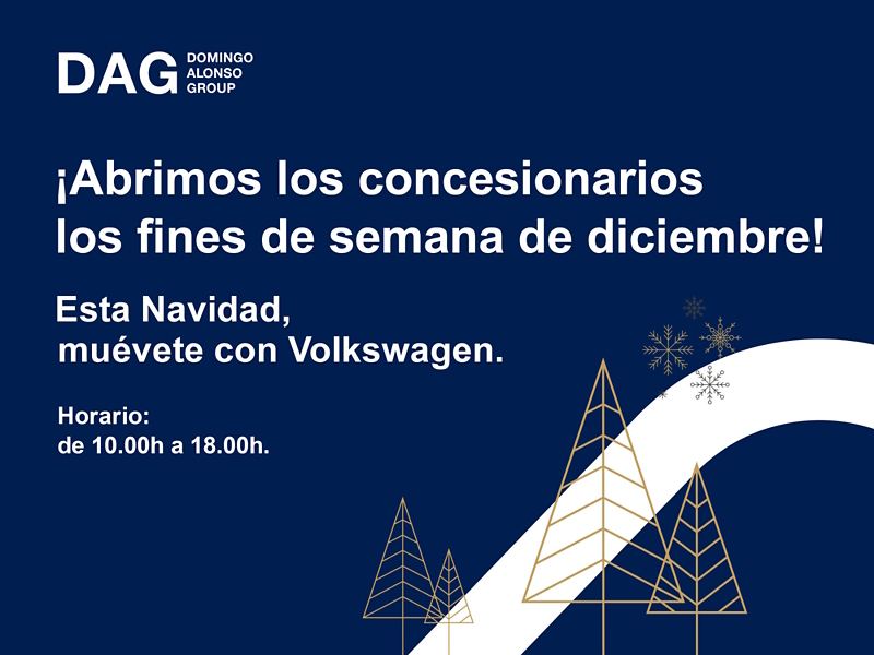 Concesionarios abiertos Navidad Domingo Alonso Canarias