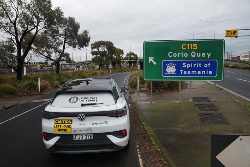 ID.4 by spirit of Tasmania sign