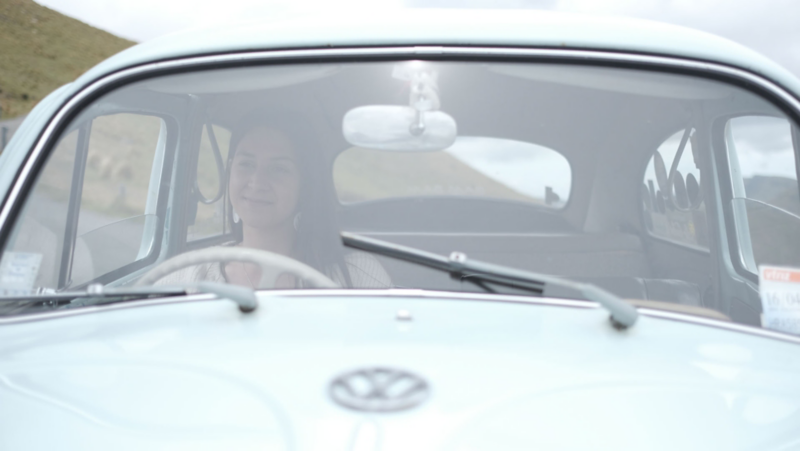 Annie and her Beetle
