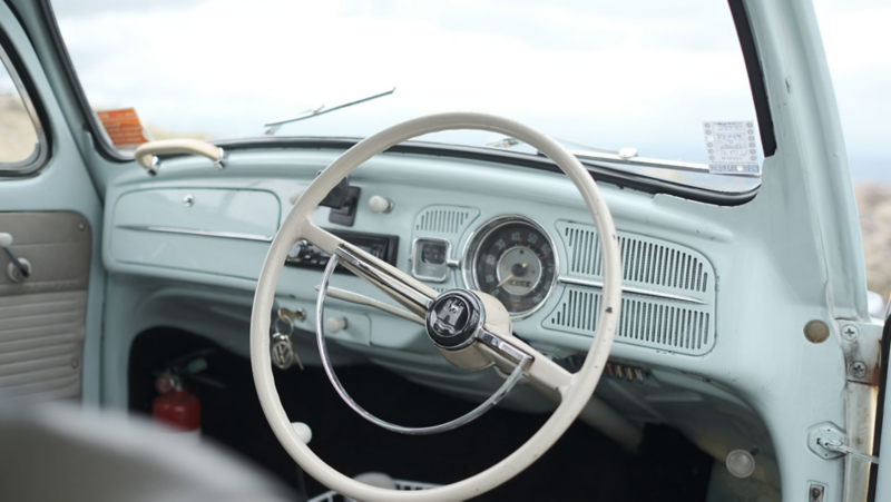 interior of Bam Bam the Beetle