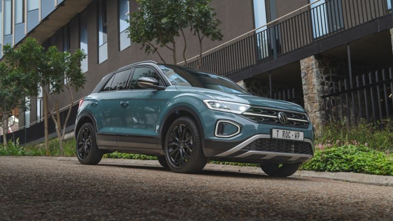 rear view of the vw new t-roc