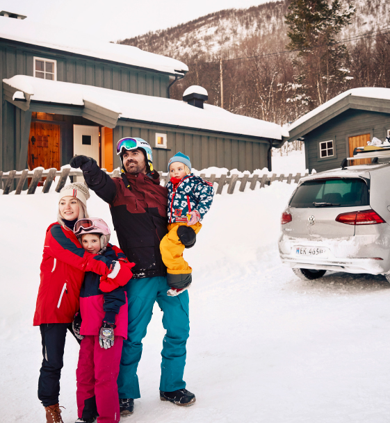 Thomas and his family love taking trips with the e-Golf