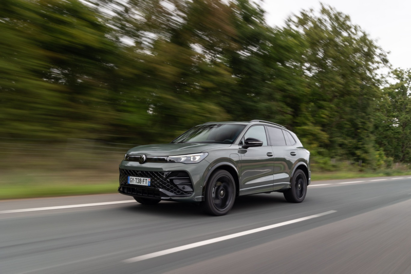 Tiguan eHybrid sur la route