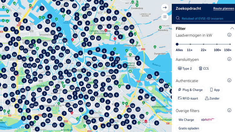 EV routeplanner