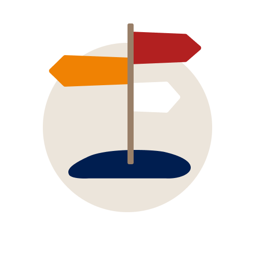 Icon Wegweiser