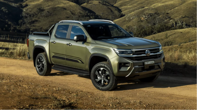 Amarok Walkinshaw driving close up