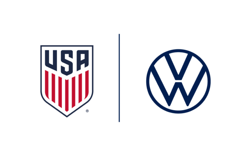 VW and US Soccer logos.