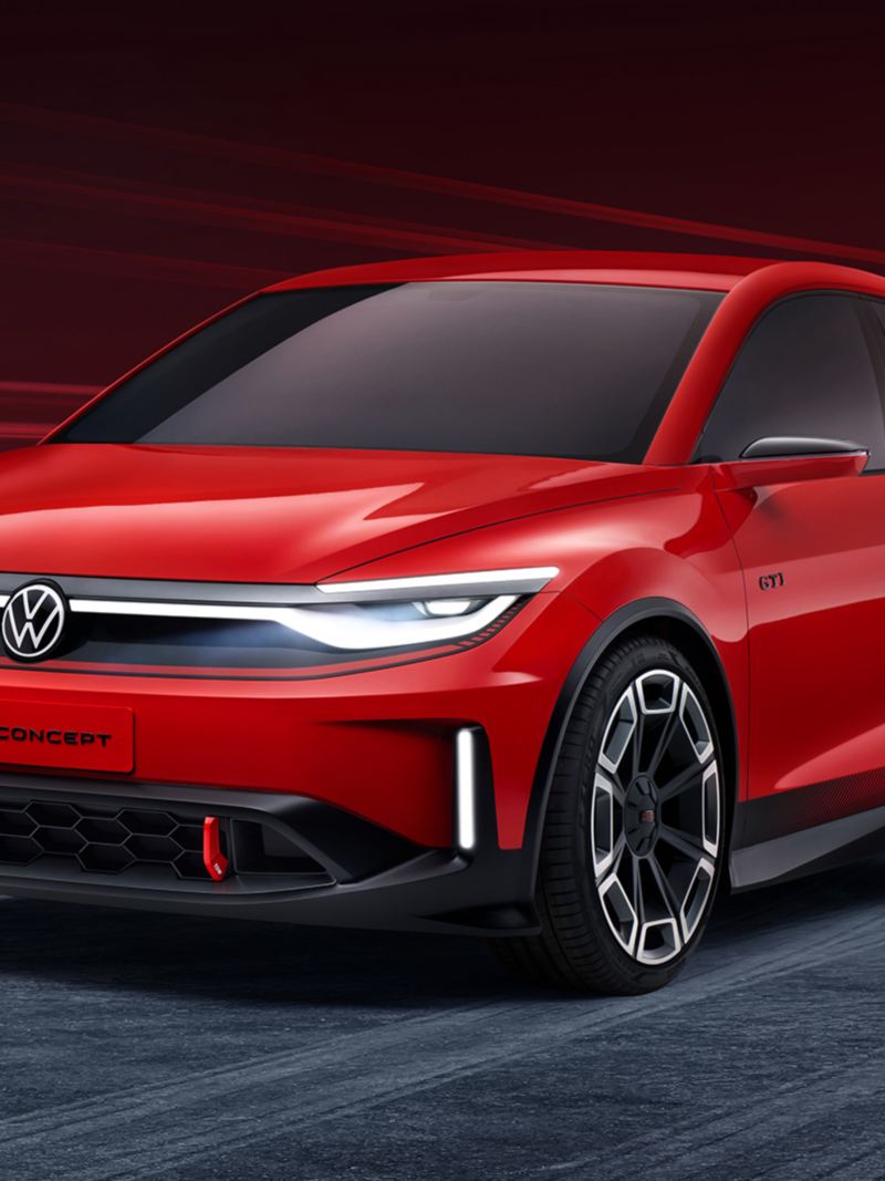 Computer-generated image of front side view of the ID. GTI Concept