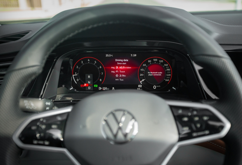 Đồng hồ kỹ thuật số đa sắc màu + Hiển thị thông tin HUD Volkswagen Teramont President