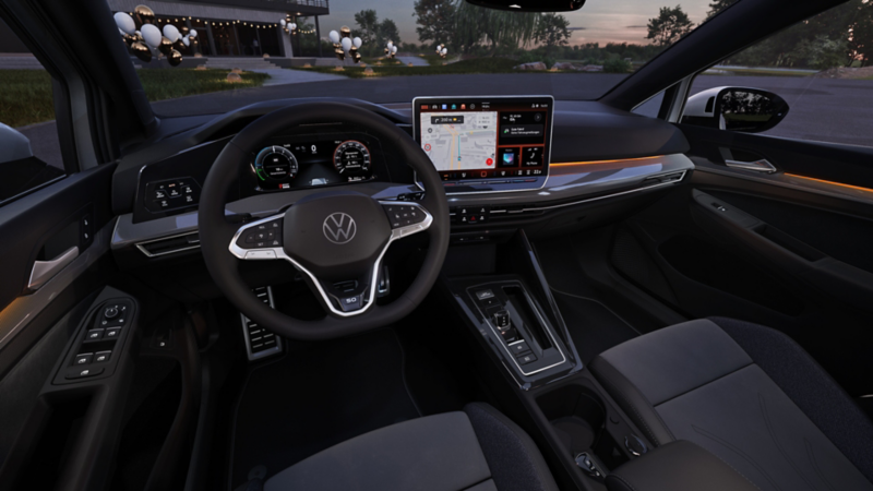 Προβολή εσωτερικού χώρου ενός VW Golf "Edition 50".