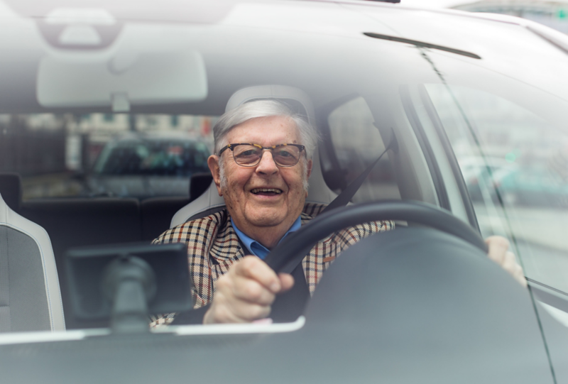 Driving in the e-up! is like a holiday for Gerhard Heinz