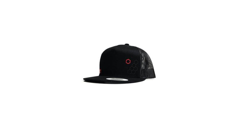 Yupoong Classics Flat Bill Cap with stunning GTI honeycomb design on the front