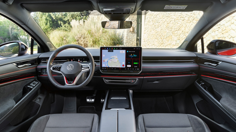 Il volante con cabina di pilotaggio dell'ID. Buzz GTX