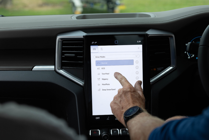 Infotainment touchscreen