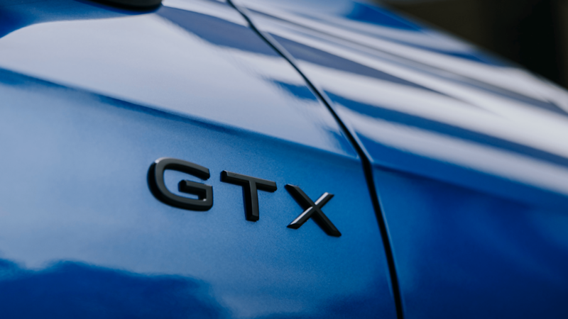 Close up of the GTX decal on the ID. 4 GTX
