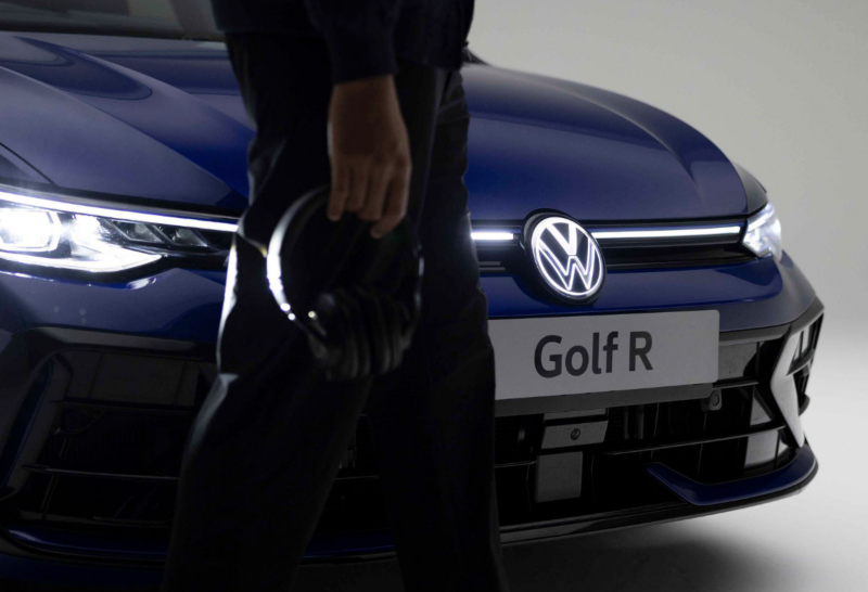 Golf R front exterior studio shot