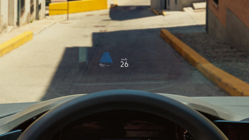 Windshield head-up display