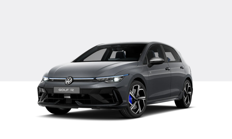 VW Golf R in schwarz