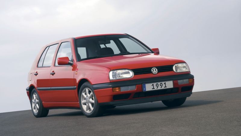 Volkswagen Golf 3 rouge