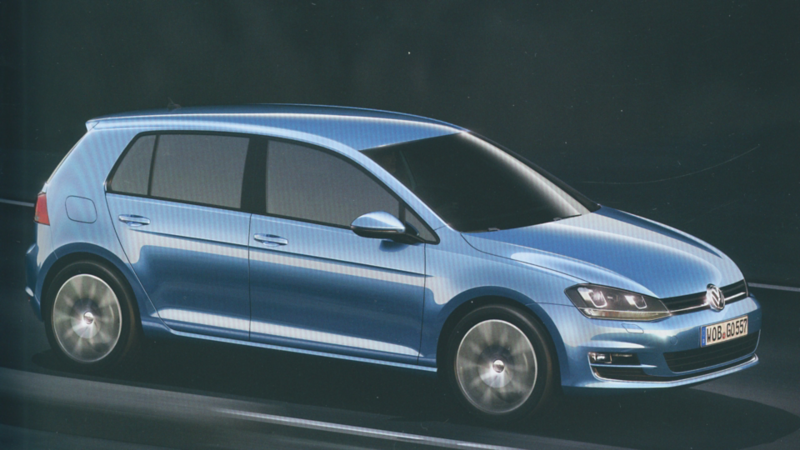 Volkswagen Golf 6 in zijaanzicht