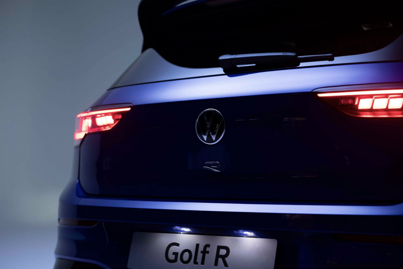 Golf R back exterior studio shot