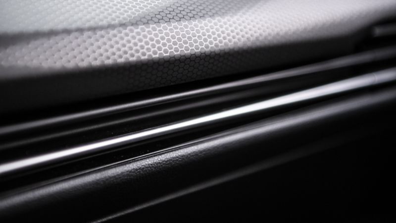 A close up of the Golf GTI dashboard