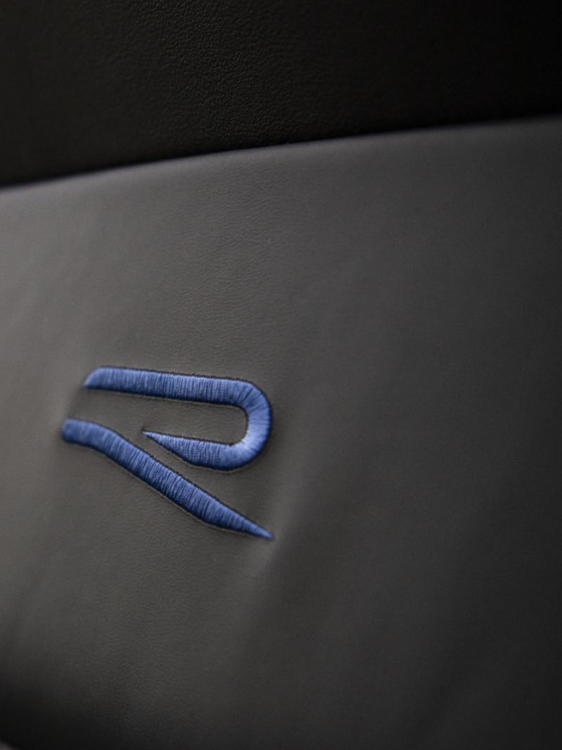 A close up of the seats on the 2024 Golf R