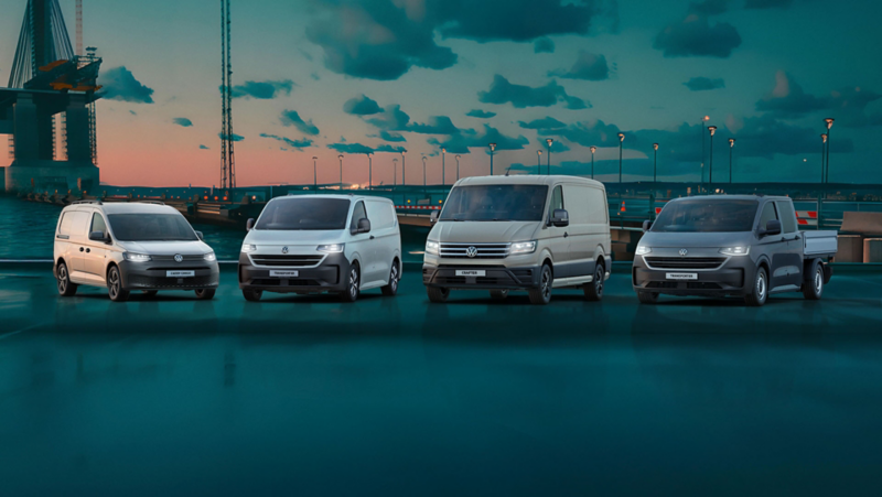 Caddy Cargo, Transporter Furgon, Crafter Furgon, Transporter Skrzyniowy