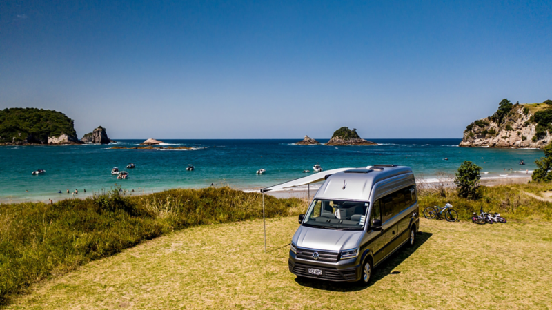 Grand California 680 at the beach