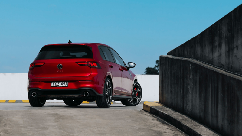Display of Golf GTI