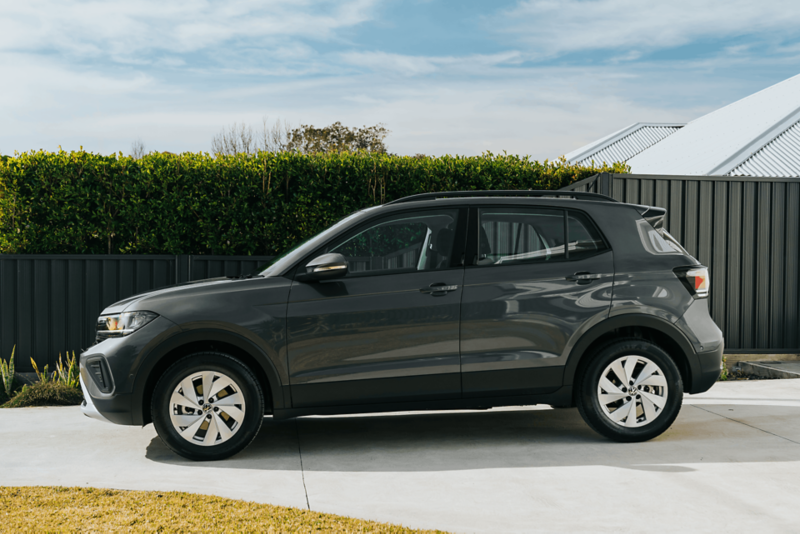 T-Cross parked on driveway