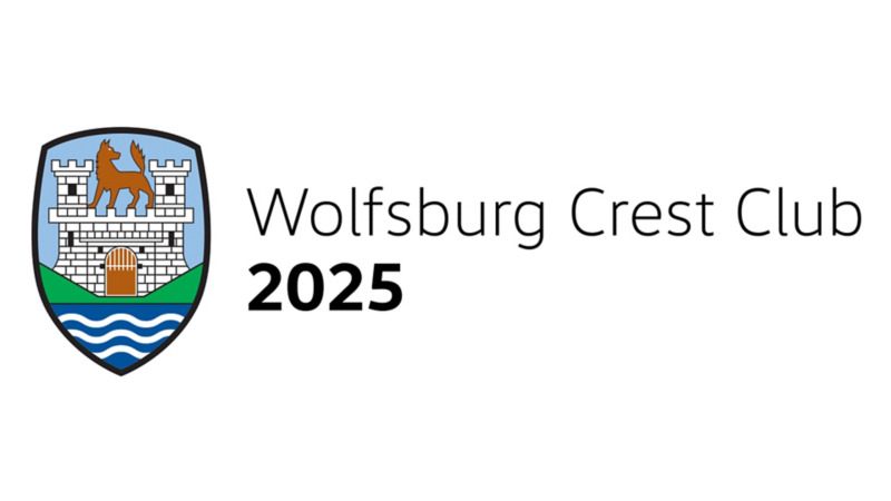 The logo of Wolfsburg Crest Club