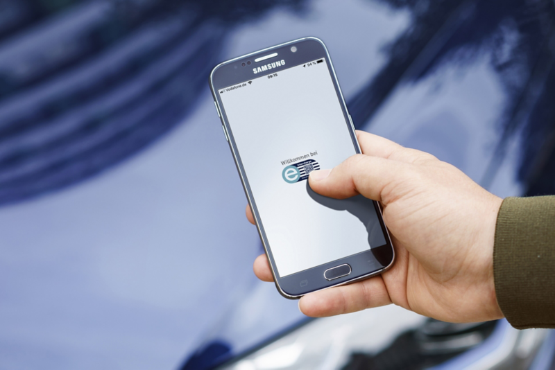 Start of the charging process via smartphone