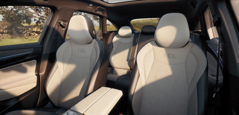 View of the seats in the ID.7 GTX